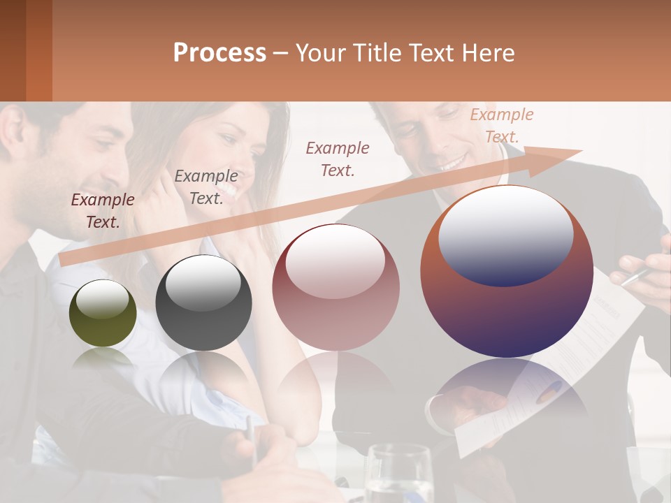 Discussing Statistics At Work PowerPoint Template