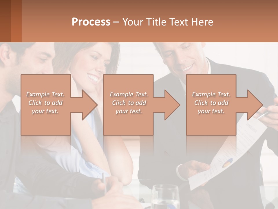 Discussing Statistics At Work PowerPoint Template