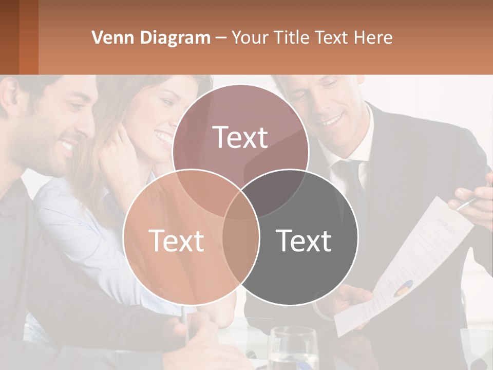 Discussing Statistics At Work PowerPoint Template