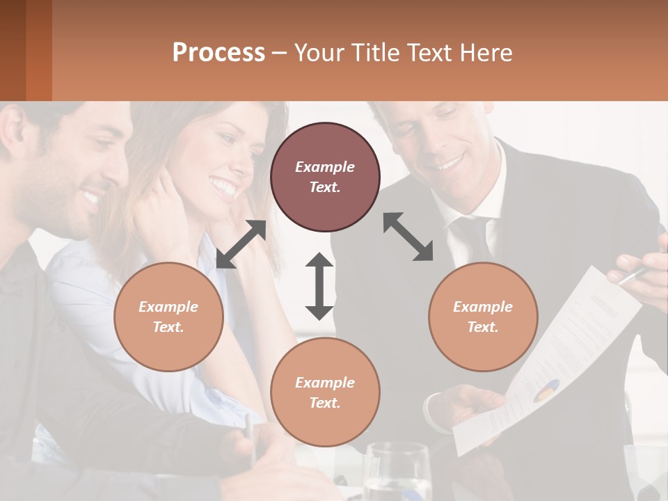 Discussing Statistics At Work PowerPoint Template