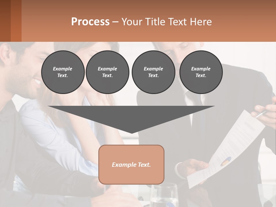 Discussing Statistics At Work PowerPoint Template