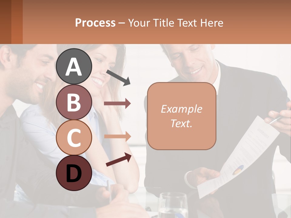Discussing Statistics At Work PowerPoint Template