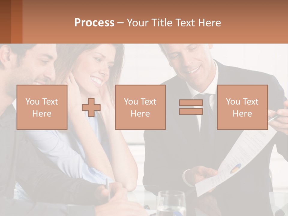 Discussing Statistics At Work PowerPoint Template