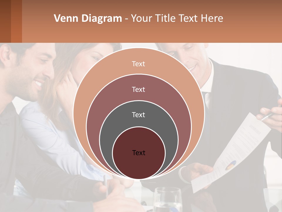 Discussing Statistics At Work PowerPoint Template