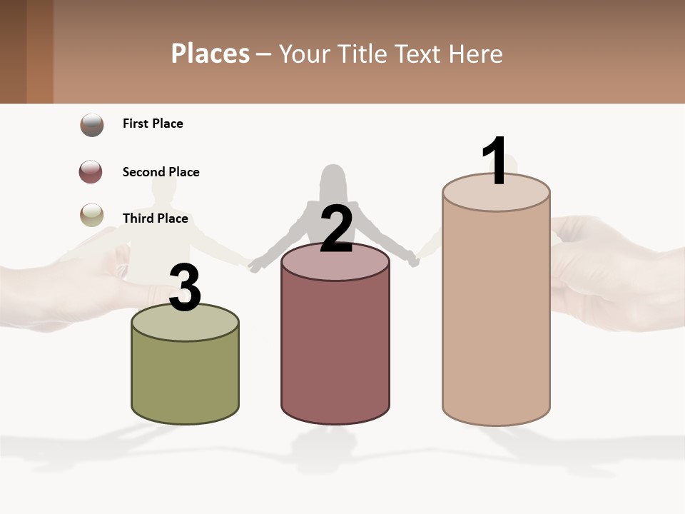 Paper Cut People PowerPoint Template