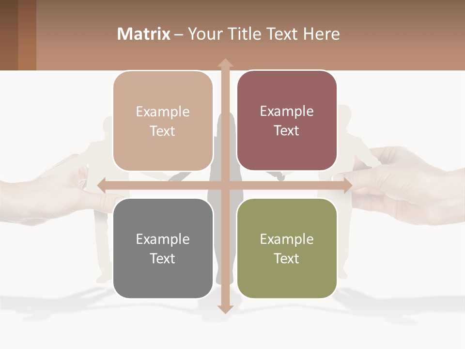 Paper Cut People PowerPoint Template