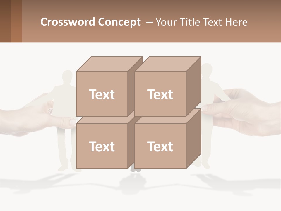 Paper Cut People PowerPoint Template