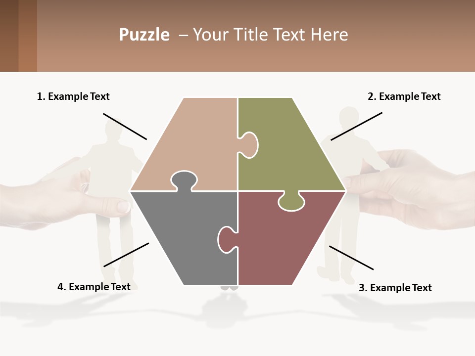 Paper Cut People PowerPoint Template