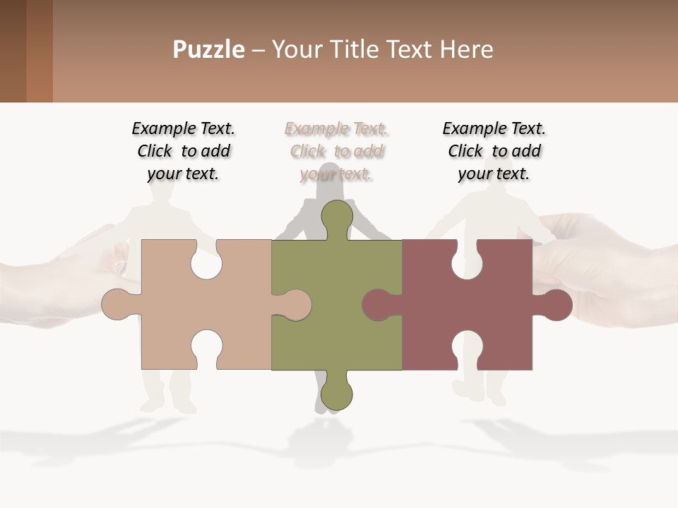 Paper Cut People PowerPoint Template