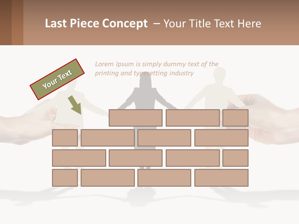 Paper Cut People PowerPoint Template