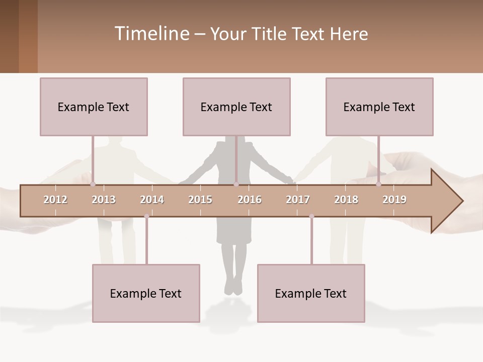 Paper Cut People PowerPoint Template