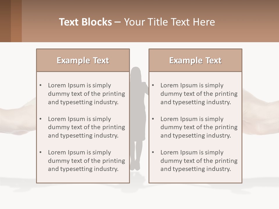 Paper Cut People PowerPoint Template