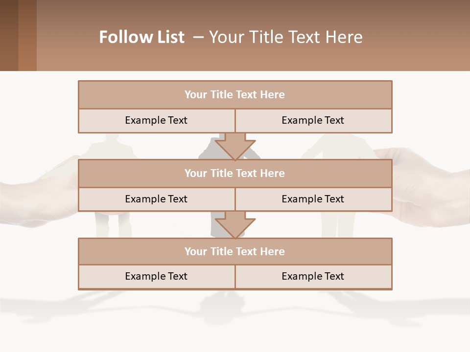 Paper Cut People PowerPoint Template