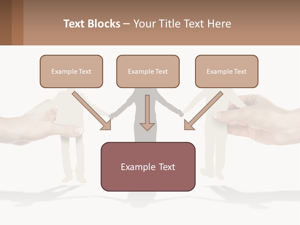 Paper Cut People PowerPoint Template