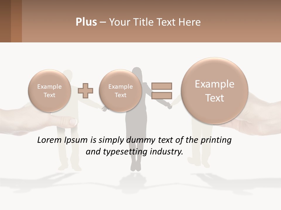 Paper Cut People PowerPoint Template