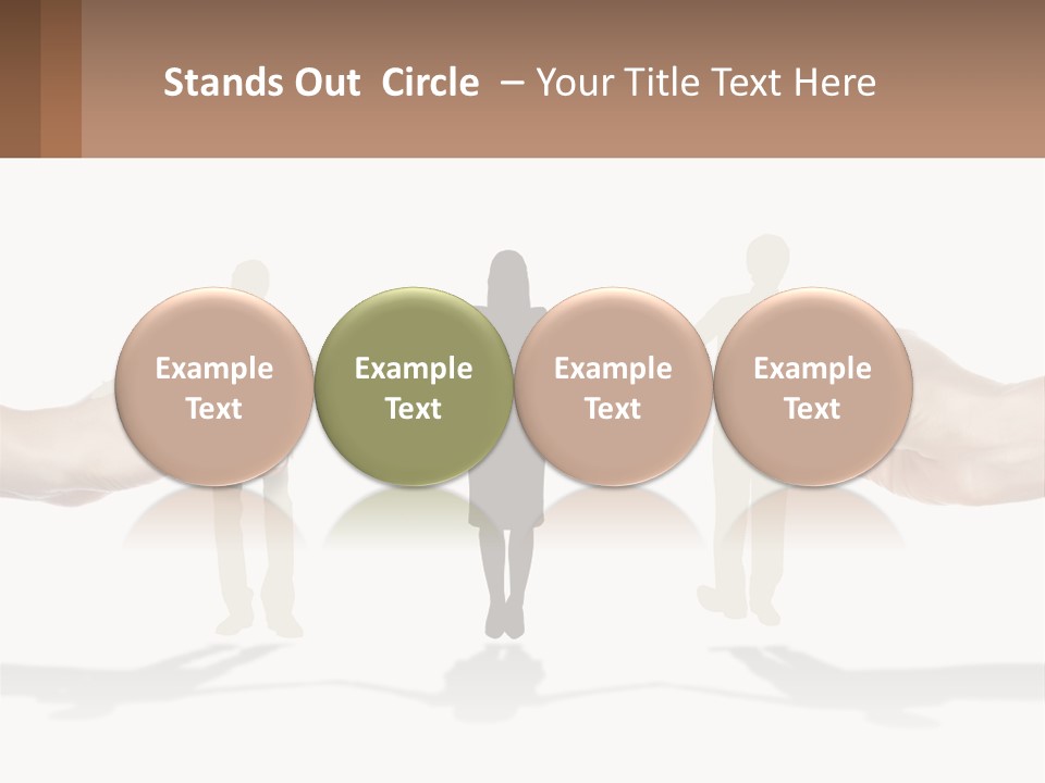 Paper Cut People PowerPoint Template