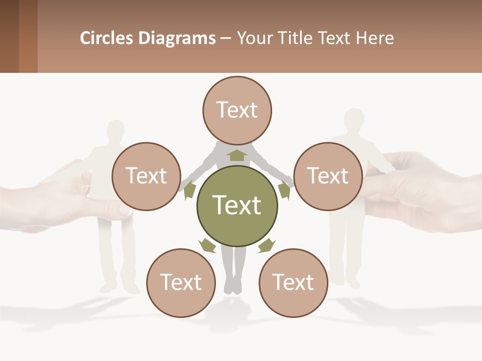 Paper Cut People PowerPoint Template