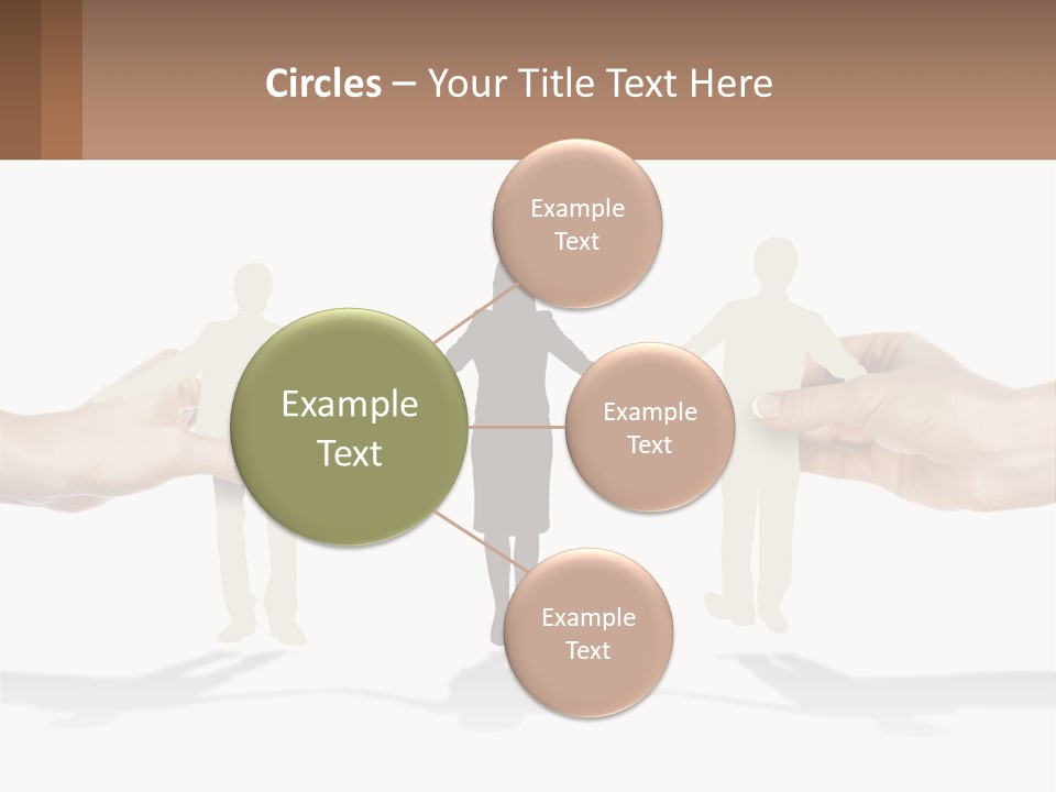 Paper Cut People PowerPoint Template