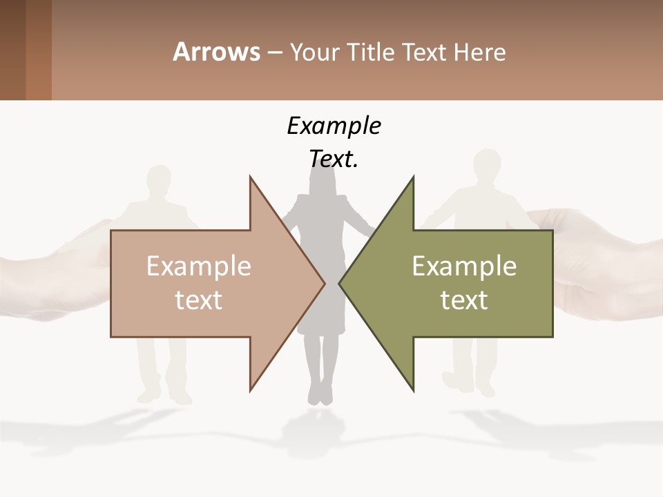 Paper Cut People PowerPoint Template