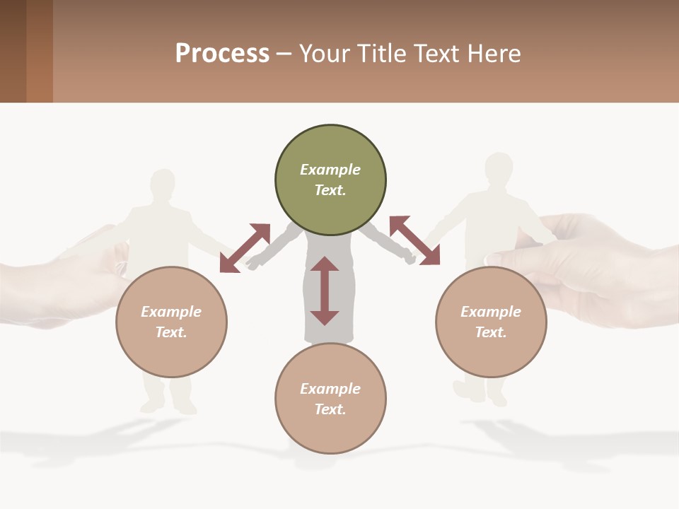Paper Cut People PowerPoint Template