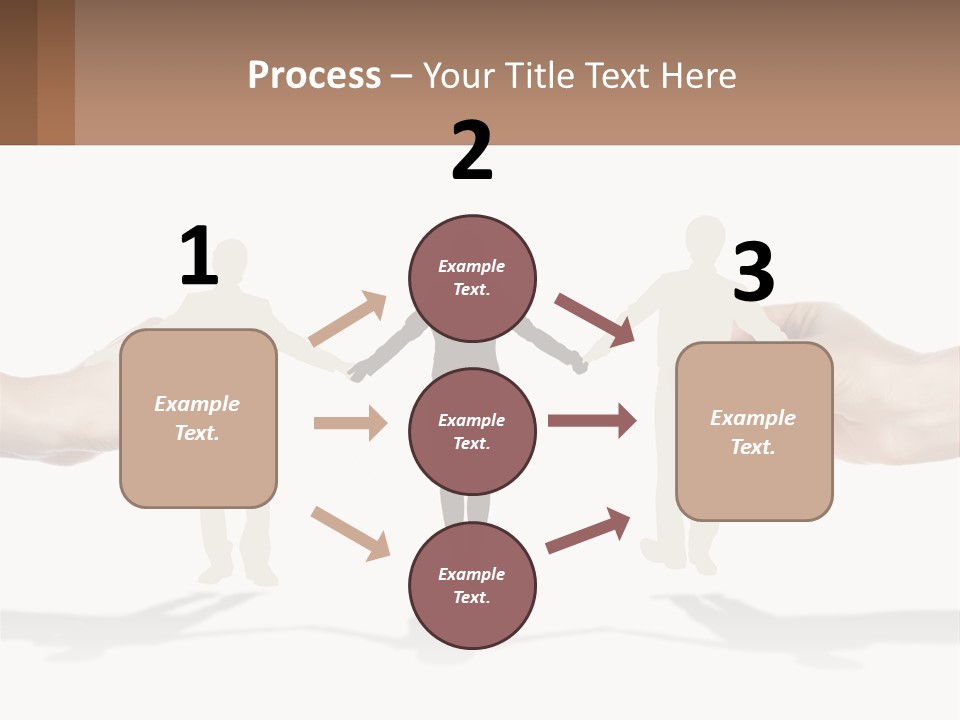 Paper Cut People PowerPoint Template