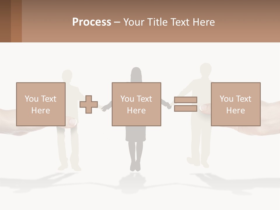 Paper Cut People PowerPoint Template