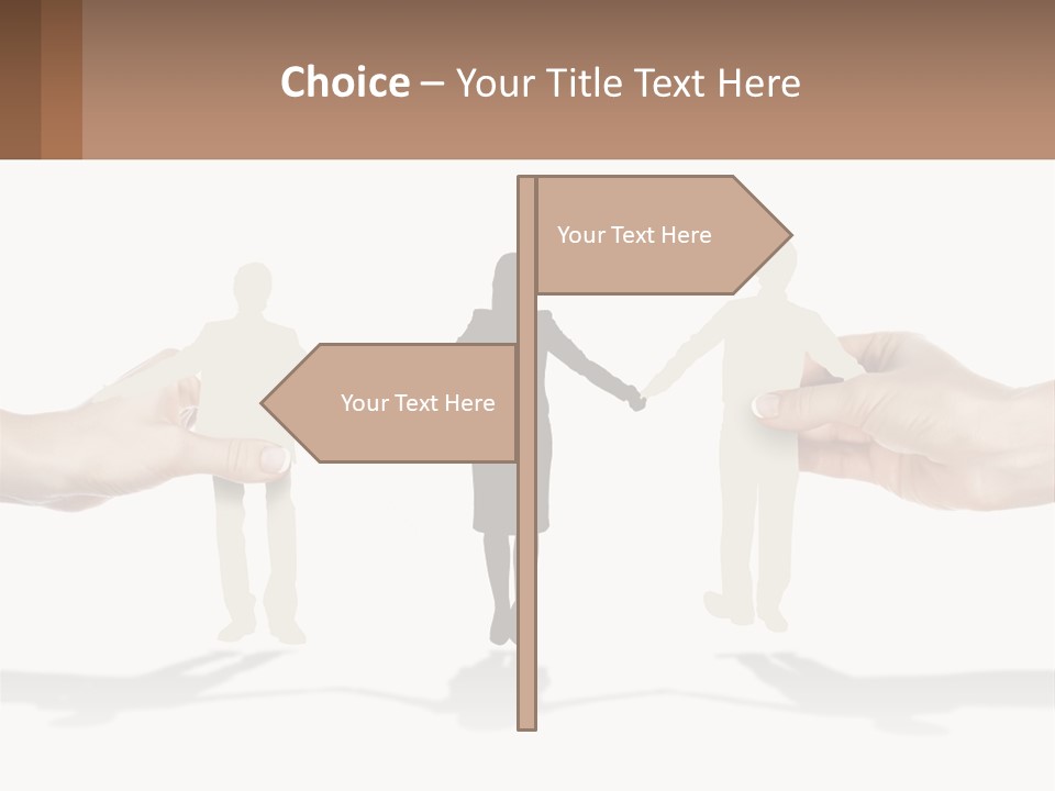 Paper Cut People PowerPoint Template