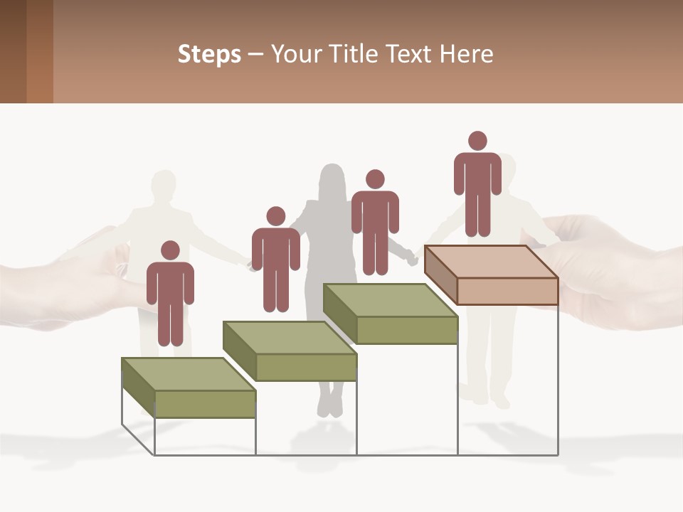 Paper Cut People PowerPoint Template