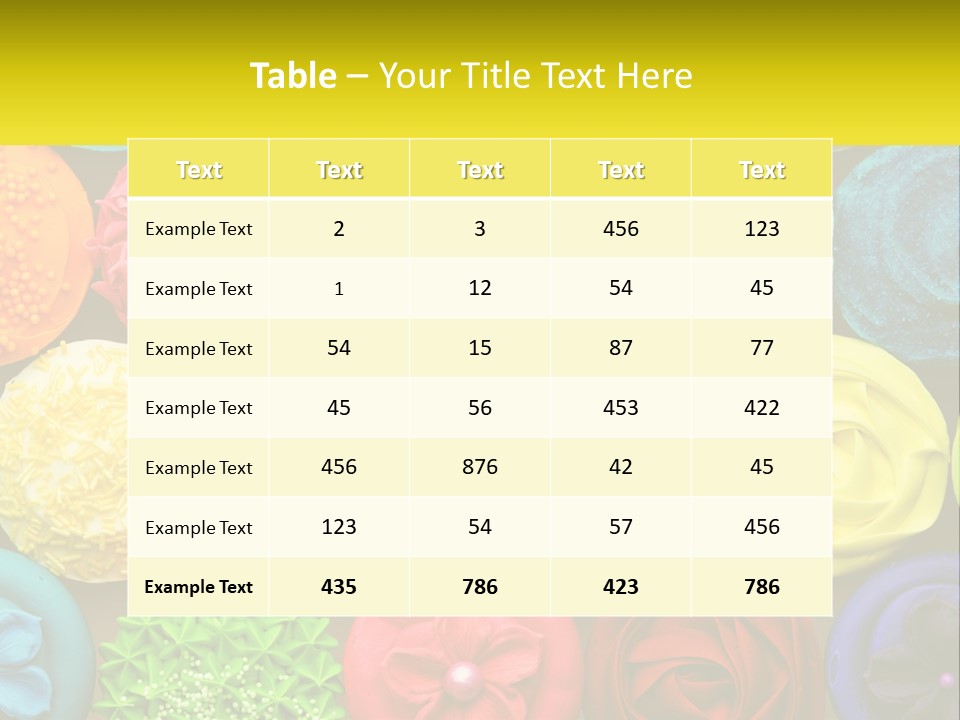 Sweets PowerPoint Template