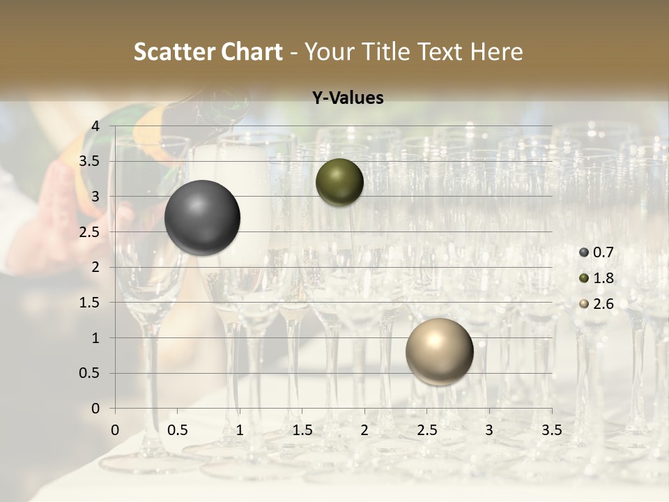 Celebration With Champagne PowerPoint Template