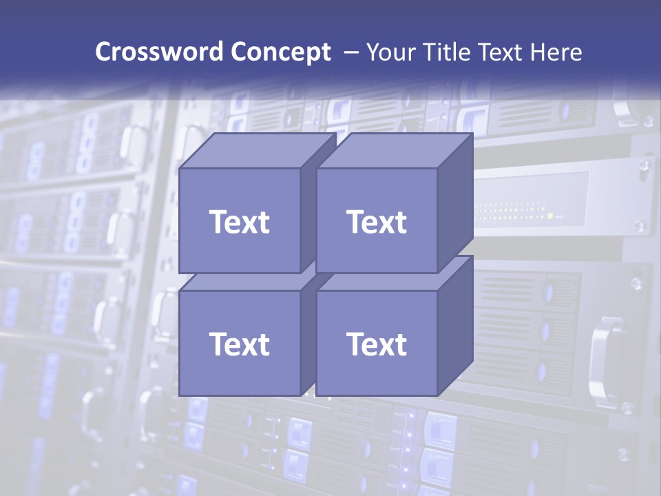 Server Rack PowerPoint Template