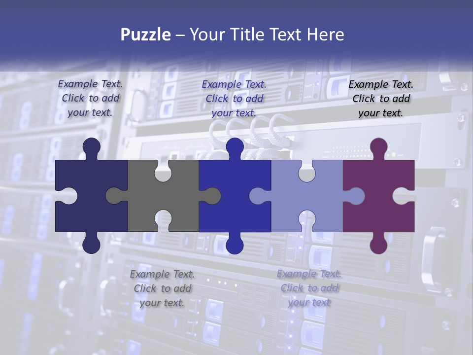 Server Rack PowerPoint Template