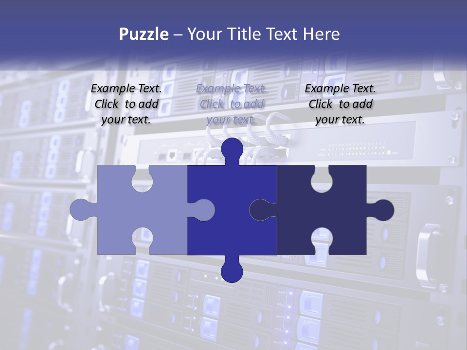 Server Rack PowerPoint Template