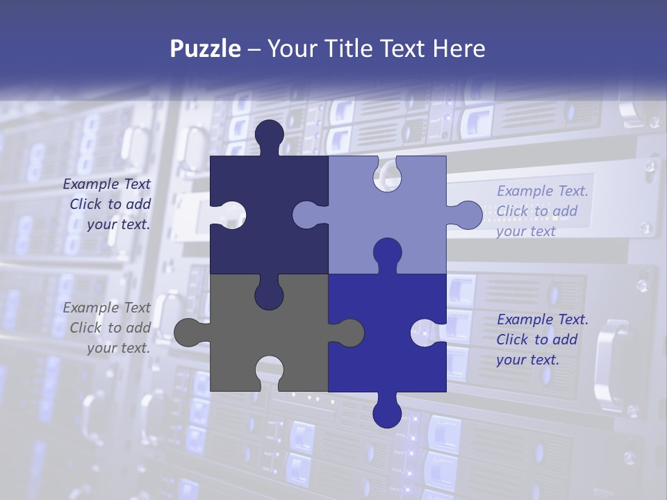 Server Rack PowerPoint Template
