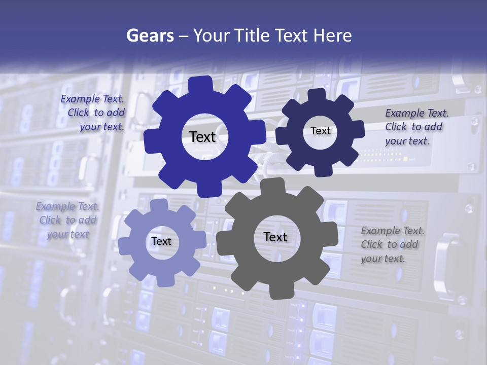 Server Rack PowerPoint Template