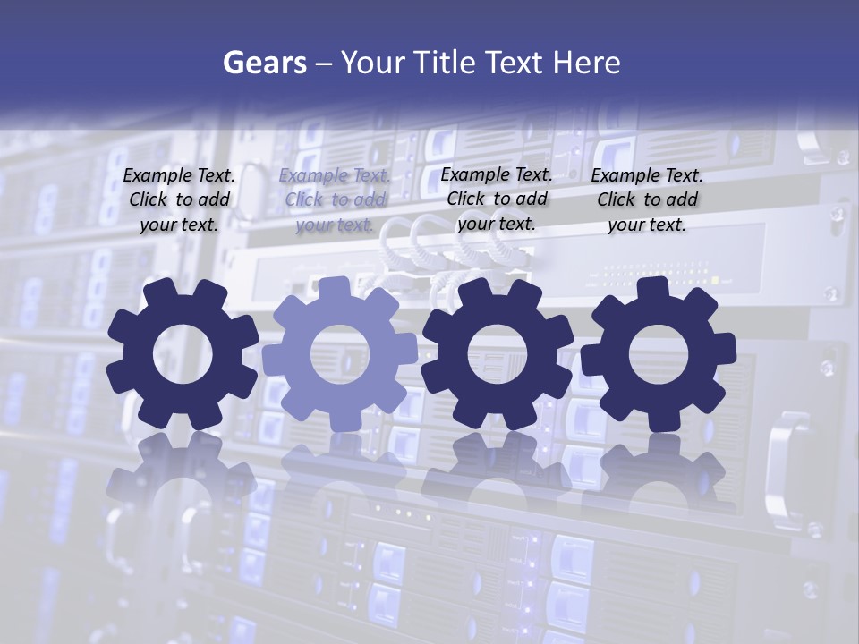 Server Rack PowerPoint Template