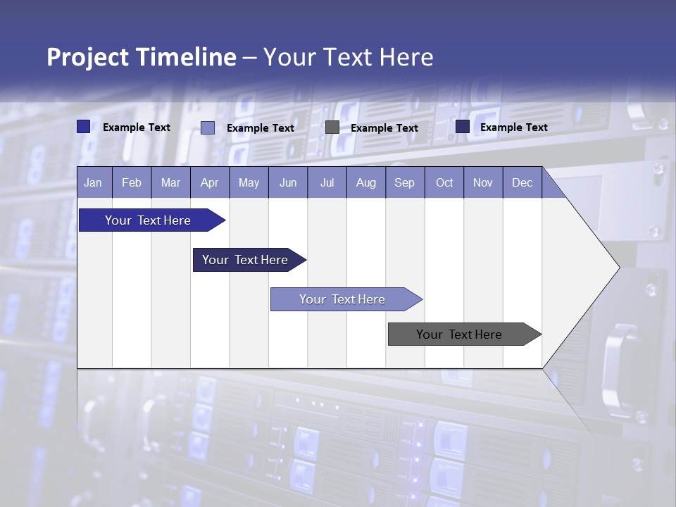 Server Rack PowerPoint Template
