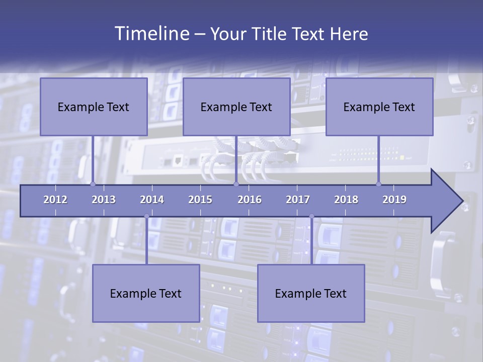 Server Rack PowerPoint Template