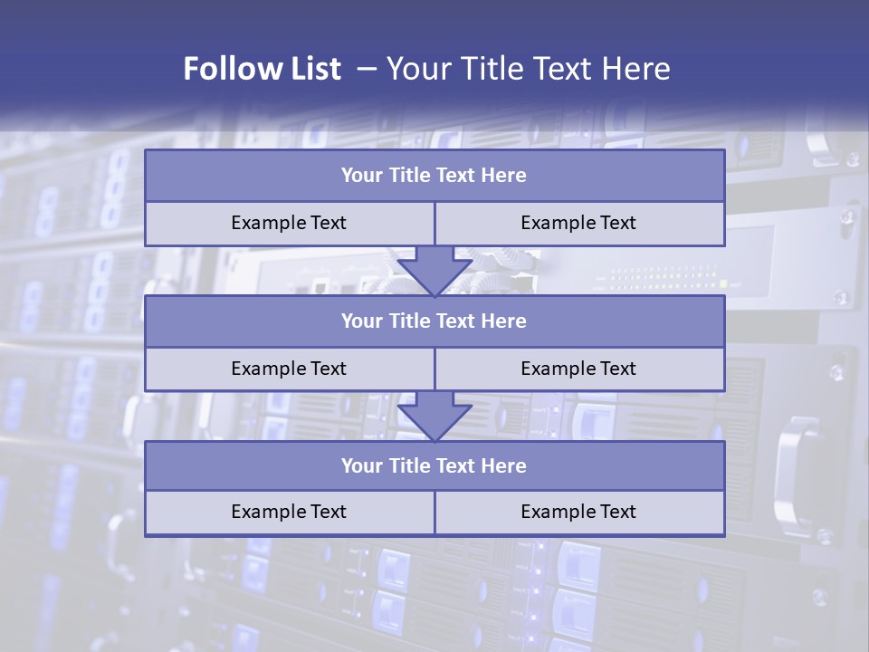 Server Rack PowerPoint Template