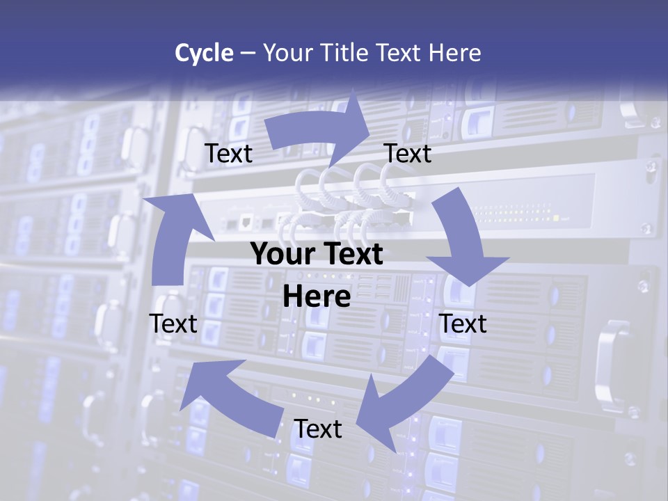 Server Rack PowerPoint Template