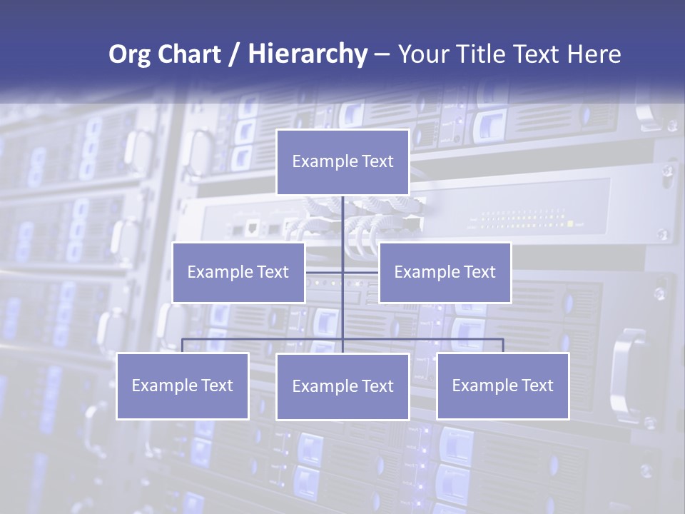 Server Rack PowerPoint Template