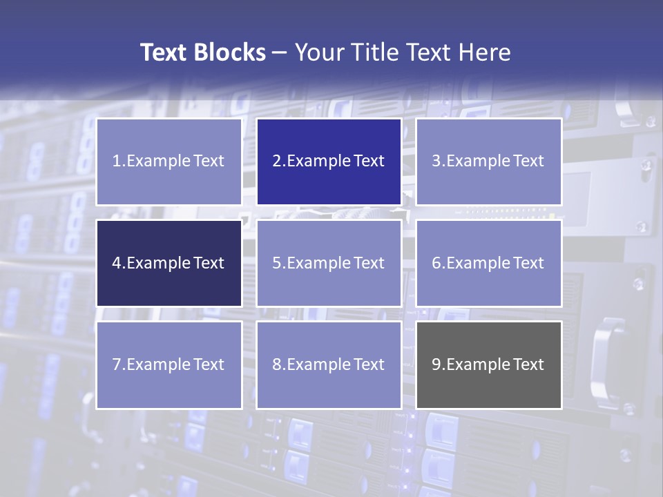 Server Rack PowerPoint Template