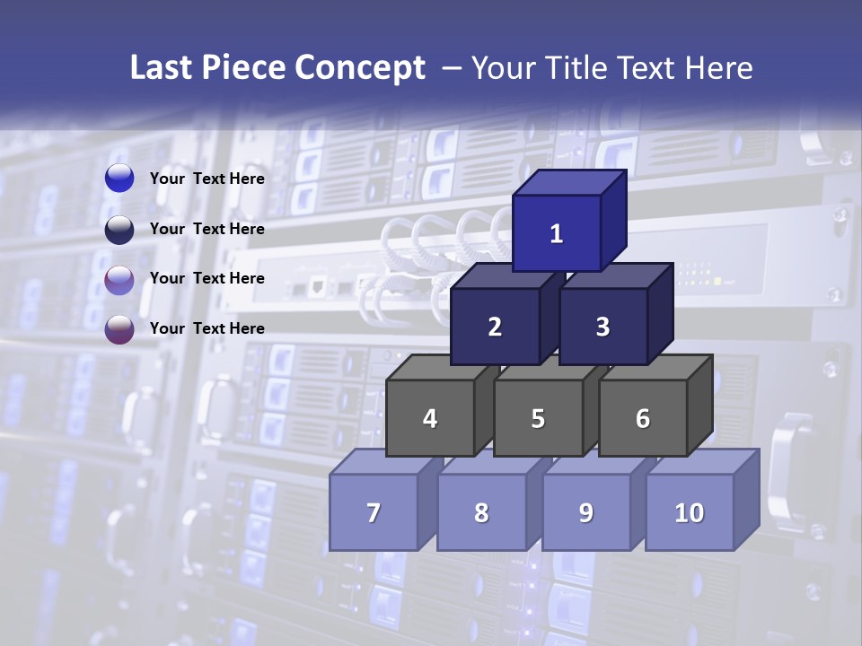 Server Rack PowerPoint Template