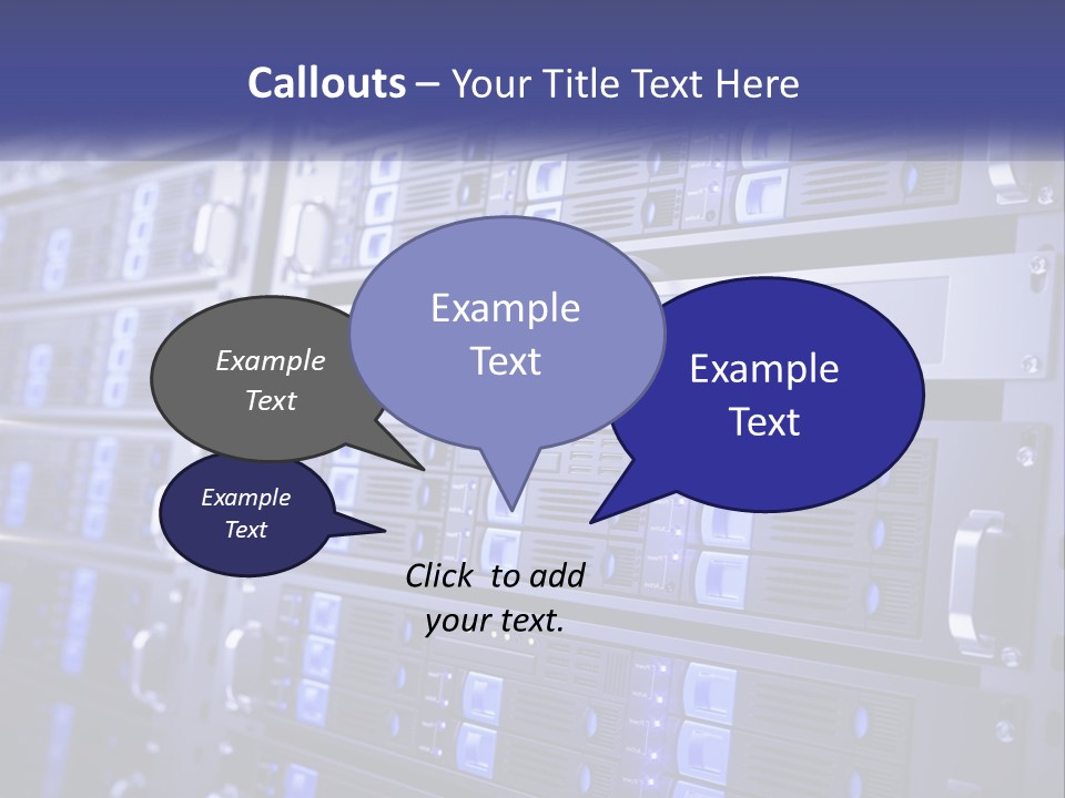 Server Rack PowerPoint Template