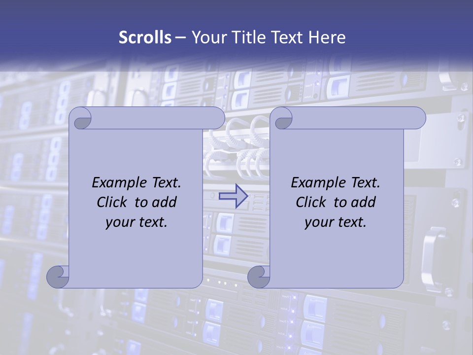 Server Rack PowerPoint Template