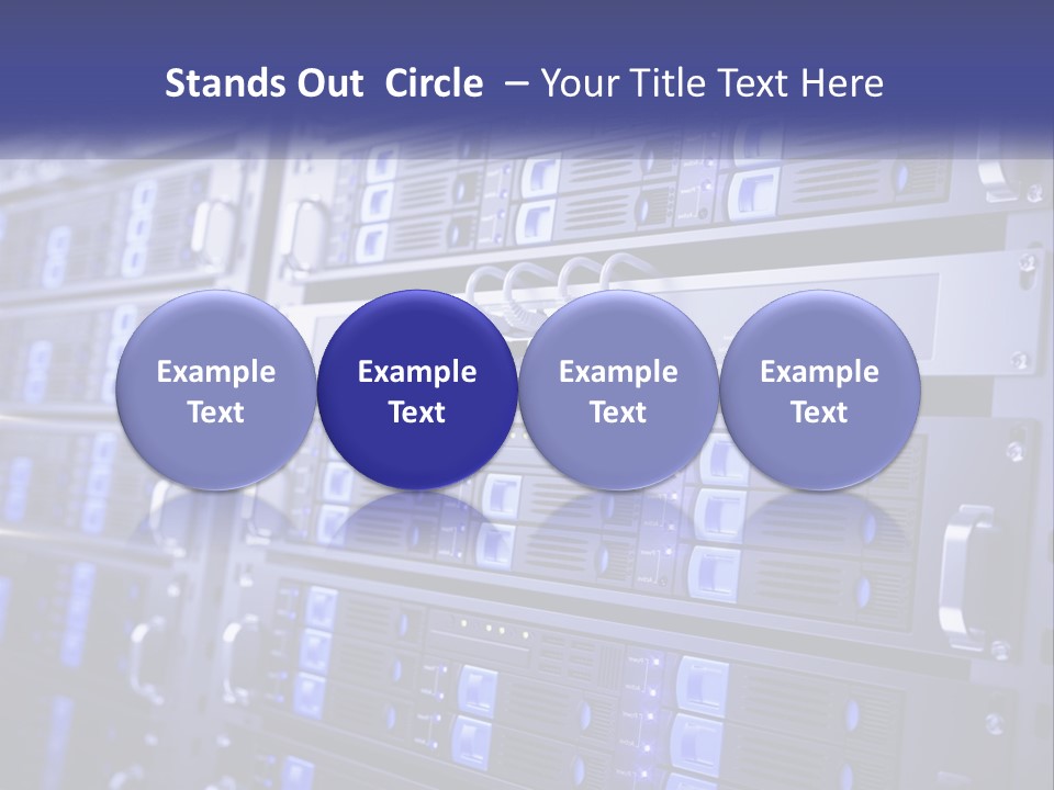 Server Rack PowerPoint Template
