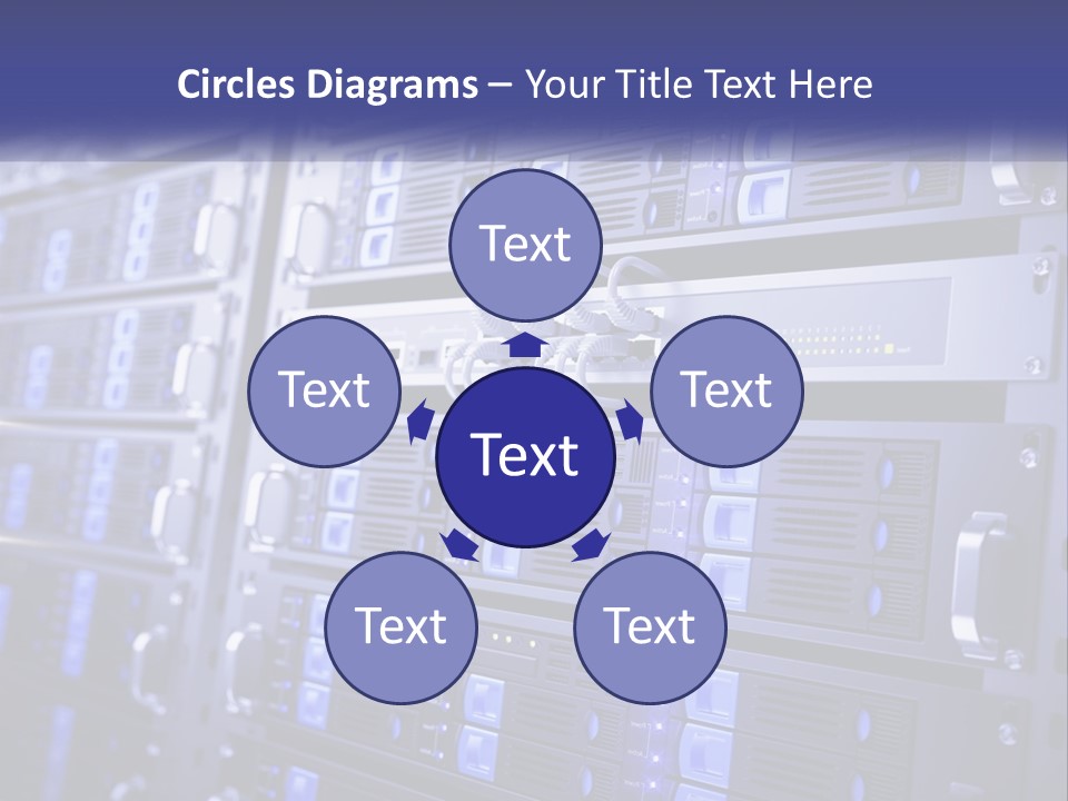 Server Rack PowerPoint Template