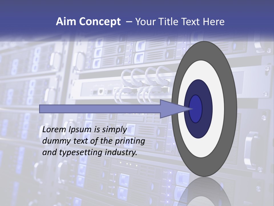 Server Rack PowerPoint Template