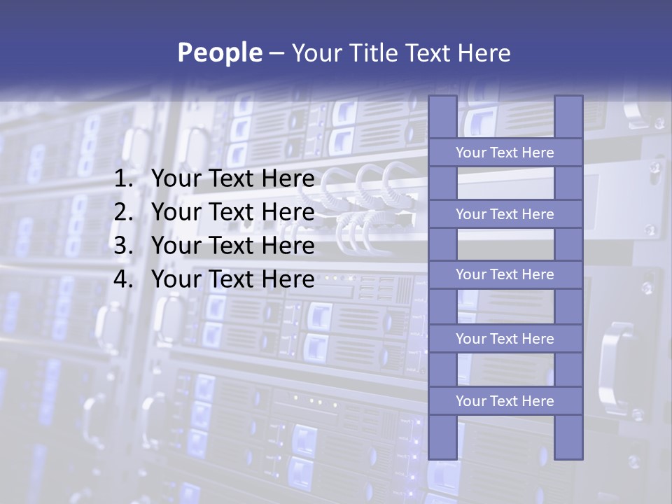 Server Rack PowerPoint Template
