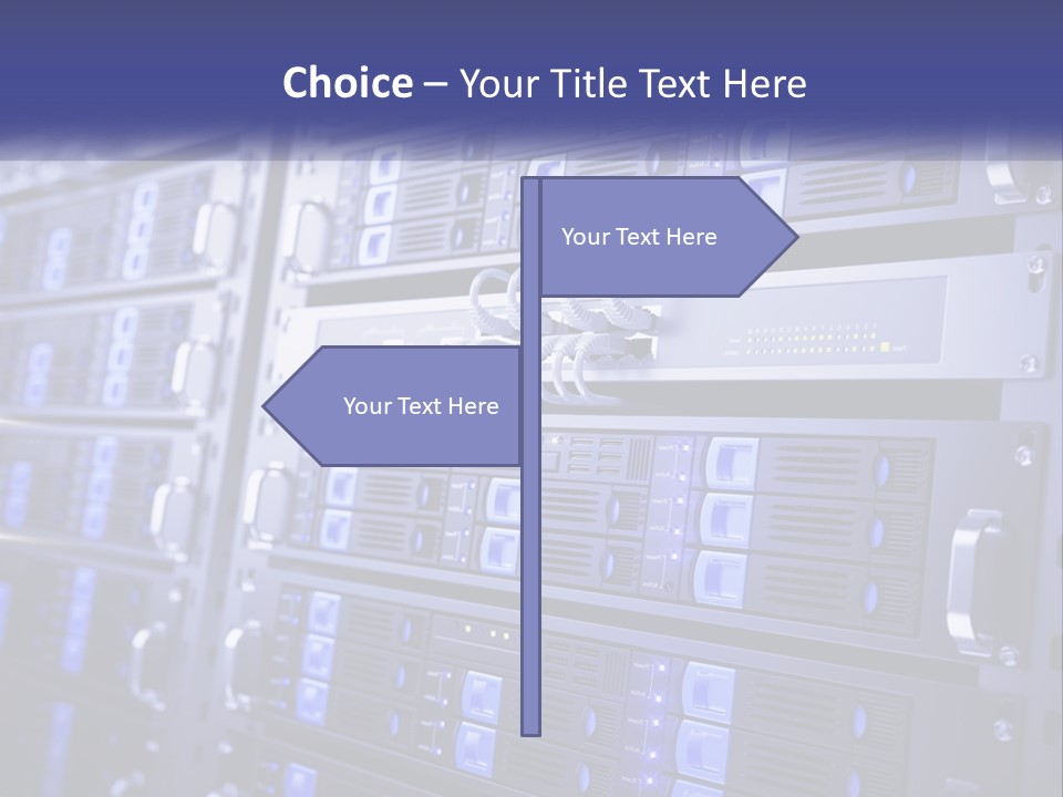 Server Rack PowerPoint Template